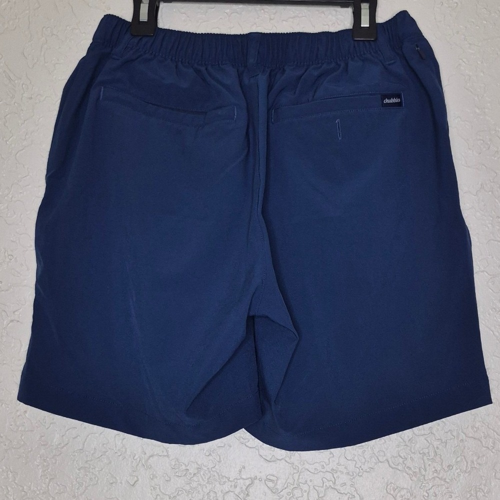 Chubbies Everywear Shorts Mens Medium Navy Blue 6 Inch Inseam Stretch Golf - Picture 3 of 6